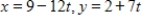 <strong>Using following result find a set of parametric equation of the line. Line: passes through and </strong> A) B) , C) , D) E)