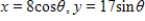 <strong>Using following result find a set of parametric equation of conic. vertices: ;foci: </strong> A) B) C) D) E)