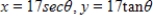 <strong>Using following result find a set of parametric equation of conic. Hyperbola: Hyperbola: vertices: ;foci: </strong> A) B) C) D) E)