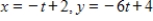<strong>Find a set of parametric equations for the rectangular equation. </strong> A) B) C) D) E)