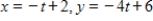 <strong>Find a set of parametric equations for the rectangular equation. </strong> A) B) C) D) E)