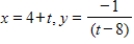 <strong>Find a set of parametric equations for the rectangular equation. </strong> A) B) C) D) E)