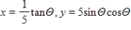 <strong>Select the parametric equations matching with the following graph. </strong> A)Serpentine curve: B)Serpentine curve: C)Serpentine curve: D)Serpentine curve: E)Serpentine curve: