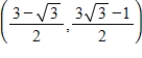 <strong>The -coordinate system has been rotated degrees from the -coordinate system.The coordinates of a point in the -coordinate system are given.Find the coordinates of the point in the rotated coordinate system. , </strong> A) B) C) D) E)