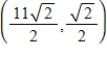 <strong>The -coordinate system has been rotated degrees from the -coordinate system.The coordinates of a point in the -coordinate system are given.Find the coordinates of the point in the rotated coordinate system. , </strong> A) B) C) D) E)