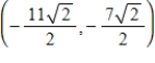 <strong>The -coordinate system has been rotated degrees from the -coordinate system.The coordinates of a point in the -coordinate system are given.Find the coordinates of the point in the rotated coordinate system. , </strong> A) B) C) D) E)