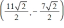 <strong>The -coordinate system has been rotated degrees from the -coordinate system.The coordinates of a point in the -coordinate system are given.Find the coordinates of the point in the rotated coordinate system. , </strong> A) B) C) D) E)