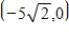 <strong>The -coordinate system has been rotated degrees from the -coordinate system.The coordinates of a point in the -coordinate system are given.Find the coordinates of the point in the rotated coordinate system. , </strong> A) B) C) D) E)