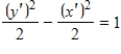 <strong>Select the graph of the following equation,showing both sets of axes. </strong> A) B) C) D) E)