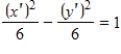 <strong>Rotate the axes to eliminate the xy-term in the equation.Then write the equation in standard form. </strong> A) B) C) D) E)