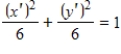 <strong>Rotate the axes to eliminate the xy-term in the equation.Then write the equation in standard form. </strong> A) B) C) D) E)