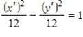 <strong>Rotate the axes to eliminate the xy-term in the equation.Then write the equation in standard form. </strong> A) B) C) D) E)