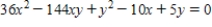 <strong>Use the discriminant to classify the graph. </strong> A)The graph is a cone. B)The graph is a circle. C)The graph is a parabola. D)The graph is a ellipse. E)The graph is a hyperbola.