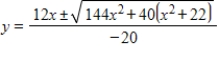 <strong>Use the Quadratic Formula to solve for . </strong> A) B) C) D) E)