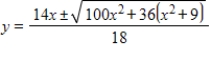<strong>Use the Quadratic Formula to solve for . </strong> A) B) C) D) E)