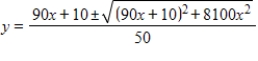 <strong>Use the Quadratic Formula to solve for . </strong> A) B) C) D) E)