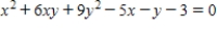 <strong>Use the discriminant to classify the graph. </strong> A)The graph is a parabola. B)The graph is a hyperbola. C)The graph is a line. D)The graph is a circle. E)The graph is a ellipse.