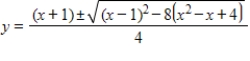 <strong>Use the Quadratic Formula to solve for . </strong> A) B) C) D) E)