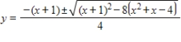 <strong>Use the Quadratic Formula to solve for . </strong> A) B) C) D) E)