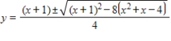 <strong>Use the Quadratic Formula to solve for . </strong> A) B) C) D) E)