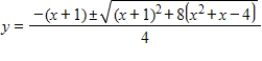 <strong>Use the Quadratic Formula to solve for . </strong> A) B) C) D) E)