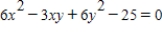 <strong>Consider the equation. Without calculating,explain how to rewrite the equation so that it does not have an -term. </strong> A)To rewrite the equation so that it does not have an -term,you can solve for in terms of by completing the square or using the Quadratic Formula. B)To rewrite the equation so that it does not have an -term,you can solve for in terms of by completing the square or using the Quadratic Formula. C)To rewrite the equation so that it has an -term,you can solve for in terms of by taking square root or using the Quadratic Formula. D)To rewrite the equation so that it has an -term,you can solve for in terms of by completing the square or using the Quadratic Formula. E)To rewrite the equation so that it has an -term,you can solve for in terms of by completing the square or using the Quadratic Formula.