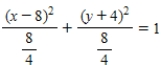 <strong>Identify the conic by writing the equation in standard form. </strong> A) ;ellipse B) ;ellipse C) ;ellipse D) ;ellipse E) ;circle