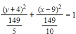 <strong>Identify the conic by writing the equation in standard form. </strong> A) ;hyperbola B) ;hyperbola C) ;hyperbola D) ;ellipse E) ;ellipse