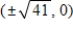 <strong>Find the center,vertices and foci of the hyperbola.​   ​</strong> A)Center: (0,0) Vertices:   Foci:   B)Center: (0,0) Vertices:   Foci:   C)Center:   Vertices:   Foci:   D)Center: (0,0) Vertices:   Foci:   E)Center:   Vertices:   Foci:   <div style=padding-top: 35px> 
