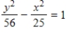 <strong>Find the standard form of the equation of the hyperbola with the given characteristics and center at the origin. ​ Vertices:   ;foci:   ​</strong> A)   B)   C)   D)   E)   <div style=padding-top: 35px> 
