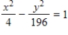 <strong>Find the standard form of the equation of the hyperbola with the given characteristics and center at the origin. ​ Vertices:   ;asymptotes:   ​</strong> A)   B)   C)   D)   E)   <div style=padding-top: 35px> 