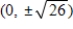 <strong>Find the center,vertices and foci of the hyperbola.​   ​</strong> A)Center: (0,0) Vertices: (0,0) Foci:   B)Center: (0,0) Vertices:   Foci:   C)Center: (0,0) Vertices:   Foci:   D)Center: (0,0) Vertices:   Foci:   E)Center: (0,0) Vertices:   Foci:   <div style=padding-top: 35px> 