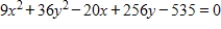 <strong>Select the graph of the equation as a circle,a parabola,an ellipse,or a hyperbola.​   ​</strong> A)Hyperbola B)Ellipse C)Circle D)Parabola E)None of the above <div style=padding-top: 35px> 