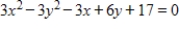 <strong>Identify the equation as a circle,a parabola,an ellipse,or a hyperbola.​   ​</strong> A)Circle B)Hyperbola C)Ellipse D)Parabola E)None of the above <div style=padding-top: 35px> 