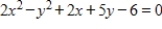 <strong>Select the graph of the equation as a circle,a parabola,an ellipse,or a hyperbola.​   ​</strong> A)Ellipse B)Hyperbola C)Parabola D)Circle E)None of the above <div style=padding-top: 35px> 