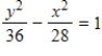 <strong>Find the standard form of the equation of the hyperbola with the given characteristics. vertices:   foci:  </strong> A)   B)   C)   D)   E)   <div style=padding-top: 35px> 