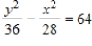 <strong>Find the standard form of the equation of the hyperbola with the given characteristics. vertices:   foci:  </strong> A)   B)   C)   D)   E)   <div style=padding-top: 35px> 