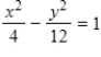 <strong>Find the equation of the hyperbola with vertices (2,0), (-2,0)and focus (4,0). ​</strong> A)   B)   C)   D)   E)none of these <div style=padding-top: 35px> 