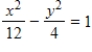 <strong>Find the equation of the hyperbola with vertices (2,0), (-2,0)and focus (4,0). ​</strong> A)   B)   C)   D)   E)none of these <div style=padding-top: 35px> 