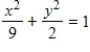 <strong>Find the standard form of the equation of the ellipse with the given characteristics and center at the origin. Foci: ;major axis of length 18 </strong> A) B) C) D) E)
