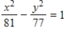 <strong>Find the standard form of the equation of the ellipse with the given characteristics and center at the origin. Foci: ;major axis of length 18 </strong> A) B) C) D) E)