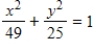 <strong>Find the standard form of the equation of the ellipse with the given characteristics and center at the origin. Vertical major axis passes through the points . </strong> A) B) C) D) E)