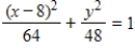 <strong>Find the standard form of the equation of the ellipse with the given characteristics. Center: ;a = 2c;Vertices: ,where a - thr semimajor axis,b - semiminor axis and . </strong> A) B) C) D) E)