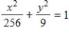 <strong>Find the standard form of the equation of the ellipse with the following characteristics. Foci: ,major axis of length: 16 </strong> A) B) C) D) E)