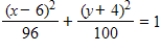 <strong>Find the standard form of the equation of the ellipse with the given characteristics. Center: ,a = 5c,foci: ,where a - thr semimajor axis,b - semiminor axis and .</strong> A) B) C) D) E)