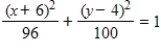 <strong>Find the standard form of the equation of the ellipse with the given characteristics. Center: ,a = 5c,foci: ,where a - thr semimajor axis,b - semiminor axis and .</strong> A) B) C) D) E)