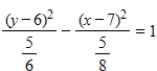 <strong>Identify the conic by writing the equation in standard form. </strong> A) ;ellipse B) ;hyperbola C) ;hyperbola D) ;hyperbola E) ;ellipse