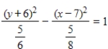 <strong>Identify the conic by writing the equation in standard form. </strong> A) ;ellipse B) ;hyperbola C) ;hyperbola D) ;hyperbola E) ;ellipse