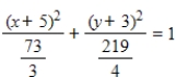<strong>Identify the conic by writing the equation in standard form. </strong> A) ;ellipse B) ;circle C) ;ellipse D) ;ellipse E) ;ellipse