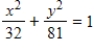 <strong>Find the standard form of the equation of the ellipse with vertices and eccentricity .</strong> A) B) C) D) E)